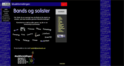 Desktop Screenshot of danskmusik.com